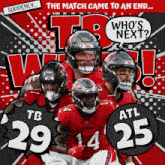 Atlanta Falcons (25) Vs. Tampa Bay Buccaneers (29) Post Game GIF - Nfl National Football League Football League GIFs
