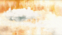 a blurred image of smoke coming out of a container