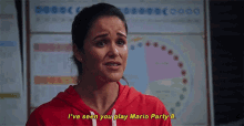 B99 Amy Santiago GIF - B99 Amy Santiago Ive Seen You Play Mario Party8 GIFs