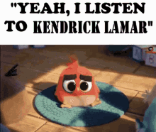 Kendrick Llama Angry Birbs GIF