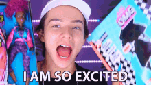 I Am So Excited Thrilled GIF - I Am So Excited Thrilled Delighted GIFs