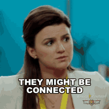 They Might Be Connected Amelia GIF - They Might Be Connected Amelia Power Rangers Dino Fury GIFs
