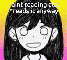 Omori I Aint Reading All That GIF - Omori I Aint Reading All That Reads It Anyway GIFs