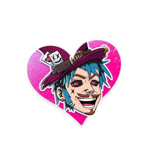 Jokerclub Heart Sticker - Jokerclub Heart Coeur Stickers
