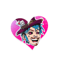 Jokerclub Heart Sticker - Jokerclub Heart Coeur Stickers