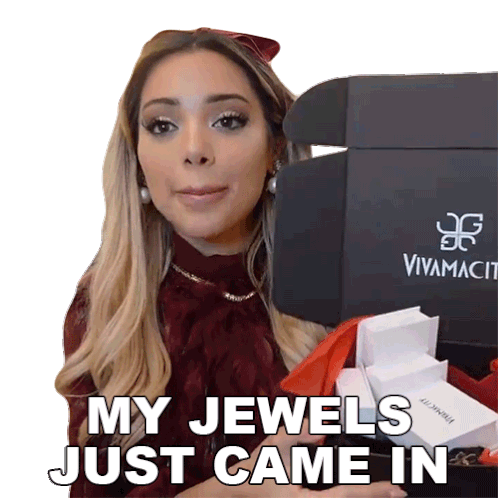 My Jewels Just Came In Gabriella Demartino Sticker - My Jewels Just Came In Gabriella Demartino Fancy Vlogs By Gab Stickers