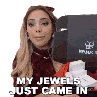 My Jewels Just Came In Gabriella Demartino Sticker - My Jewels Just Came In Gabriella Demartino Fancy Vlogs By Gab Stickers