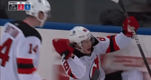 Nico Hischier Jack Hughes GIF - Nico Hischier Jack Hughes New Jersey Devils  - Discover & Share GIFs