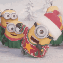 Minions Feliz Navidad GIF - Minions Feliz Navidad Dancing GIFs