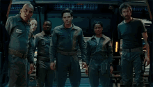 team group look stare the cloverfield paradox