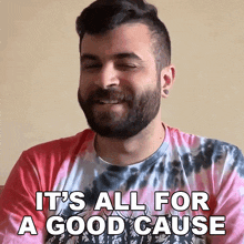 It'S All For A Good Cause Andrew Baena GIF - It'S All For A Good Cause Andrew Baena It'S For A Worthy Cause GIFs