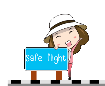 Safe Flight Have A Safe Flight Sticker - Safe Flight Have A Safe Flight Save Travels Stickers