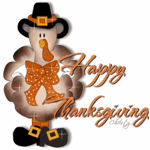 happy thanksgiving thanksgiving turkey sparkle
