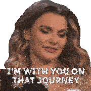 I'M With You On That Journey Michele Romanow Sticker - I'M With You On That Journey Michele Romanow Dragons' Den Stickers