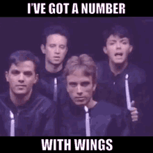 The Bongos Numbers With Wings GIF - The Bongos Numbers With Wings 80s Music GIFs