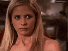 Suspicious Buffy GIF - Suspicious Buffy Sceptical GIFs