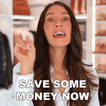 Save Some Money Now Shea Whitney GIF - Save Some Money Now Shea Whitney Save Your Moin GIFs