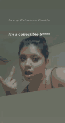 a woman making a funny face with the words what the f *** made you think you could step in my toy shop