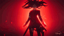 Evil Look Scarlet Witch Zombie GIF