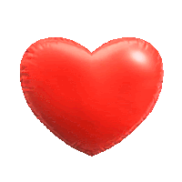 Heart-shaped Balloon Heart Sticker