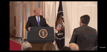 Here We Go Press Briefing GIF - Here We Go Press Briefing Donald Trump GIFs