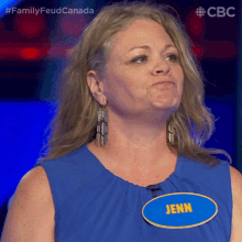 Nodding Jenn GIF - Nodding Jenn Family Feud Canada GIFs