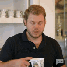 Sipping My Coffee Vanderpump Rules GIF - Sipping My Coffee Vanderpump Rules Drinking Coffee GIFs