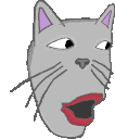 Pogczampik Cat Sticker - Pogczampik Cat Red Lips Stickers