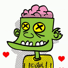 Zombie Love GIF - Zombie Love Hearts GIFs