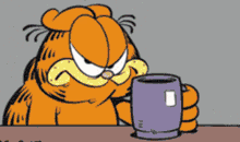 Garfield Monday GIF - Garfield Monday Coffee GIFs