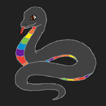 Black Rainbow GIF - Black Rainbow Snake GIFs