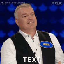 Text Jamie GIF - Text Jamie Family Feud Canada GIFs