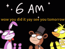 Fnaf You Made It To Nigth1 GIF - Fnaf You Made It To Nigth1 GIFs