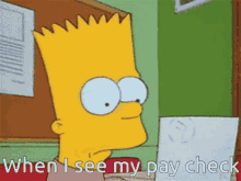 When I See My Pay Check Simpson GIF - When I See My Pay Check Simpson Pay Check GIFs