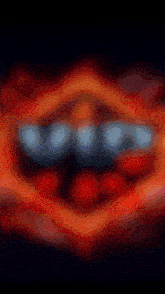a blurred image of a red and blue background with a white frame