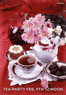 Chá Tea GIF - Chá Tea Flowers GIFs