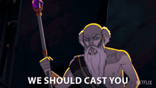 We Should Cast You Into The Abyss Blood Of Zeus GIF - We Should Cast You Into The Abyss Blood Of Zeus You Deserve To Be Thrown Into The Abyss GIFs