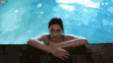 Miriam Leone Pool GIF - Miriam Leone Pool Cleavage GIFs