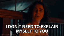 I Dont Need To Explain Myself To You Lucy Gulliver GIF - I Dont Need To Explain Myself To You Lucy Gulliver The Broken Hearts Gallery GIFs