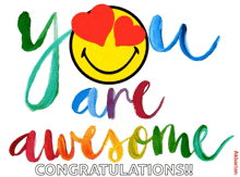 Animated Greeting Card You Are Awesome GIF - Animated Greeting Card You Are Awesome GIFs