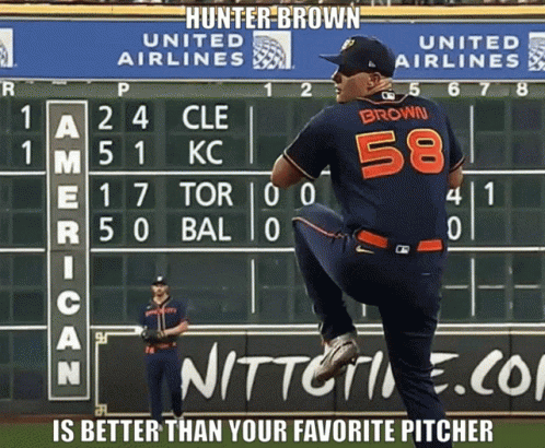 Hunter Brown Hunter Brown Astros GIF - Hunter Brown Hunter Brown Astros  Houston Astros - Discover & Share GIFs
