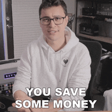 You Save Some Money Hunter Engel GIF
