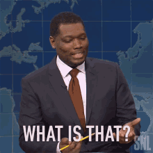 What Is That Michael Che GIF - What Is That Michael Che Saturday Night Live GIFs