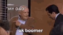 Ok Boomer Michael Scott GIF - Ok Boomer Michael Scott Bye GIFs