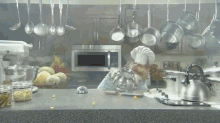 The Swedish Chef Surrenders GIF - Popcorn Swedish Chef Surrender Kitchen Fail GIFs