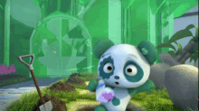 Crystal Panda Panda GIF - Crystal Panda Panda Shovel GIFs