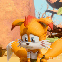 Whimpering Tails GIF - Whimpering Tails Sonic Prime GIFs