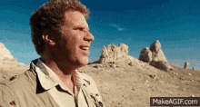 Will Ferrell Desert GIF - Will Ferrell Desert Exhausted GIFs