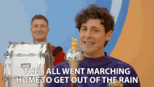 They All Went Marching Home To Get Out Of The Rain Lachlan Gillespie GIF - They All Went Marching Home To Get Out Of The Rain Lachlan Gillespie Simon Pryce GIFs
