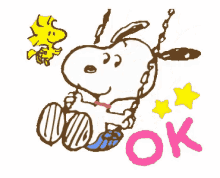Snoopy Ok GIF